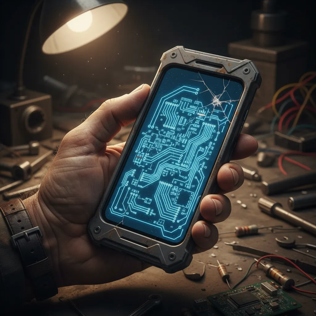 User interacting with an AI tutor app on their phone without fear of judgment