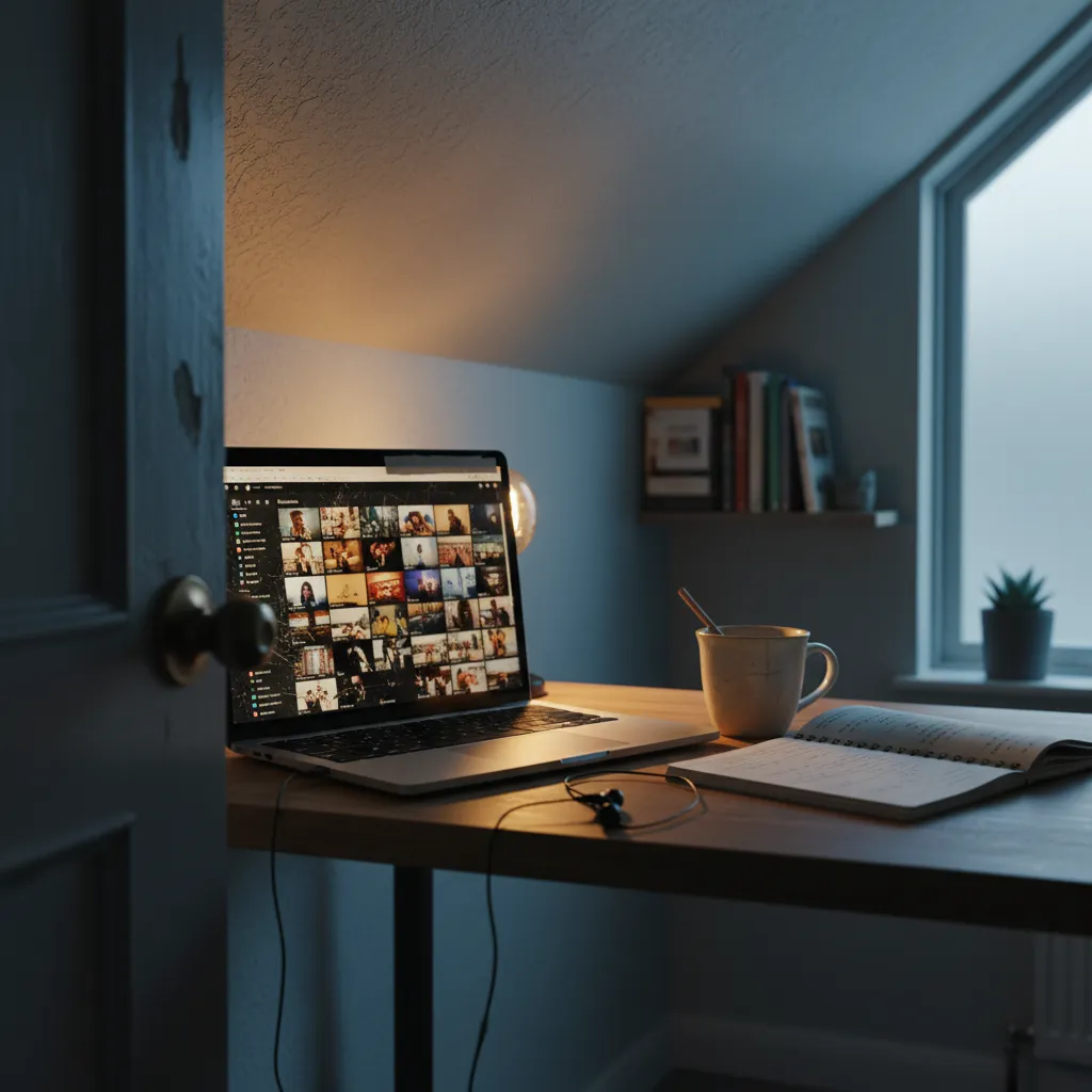 Learners in an AI-moderated group language conversation session on a video call