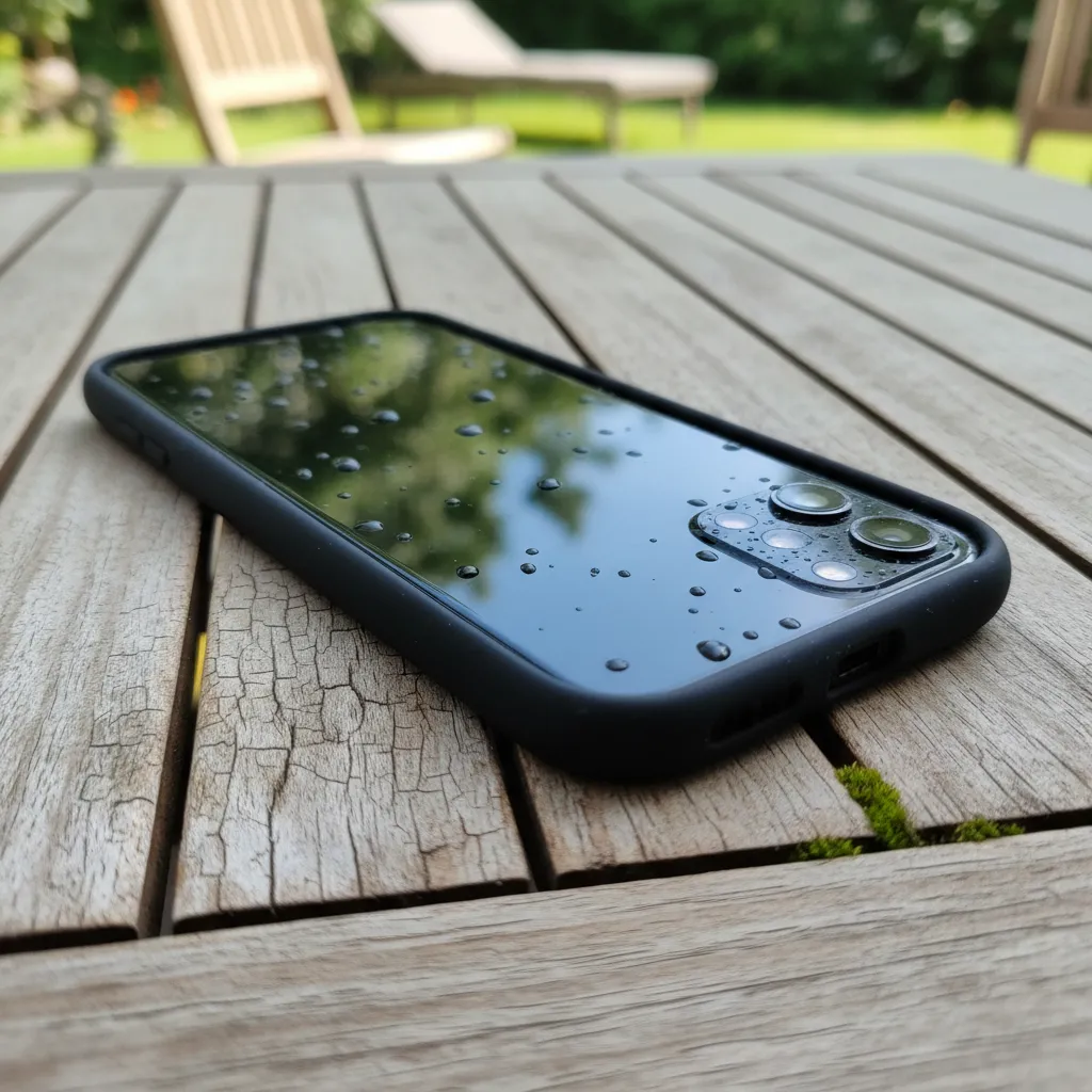 Expat using a dating app on smartphone with AI language translation overlay