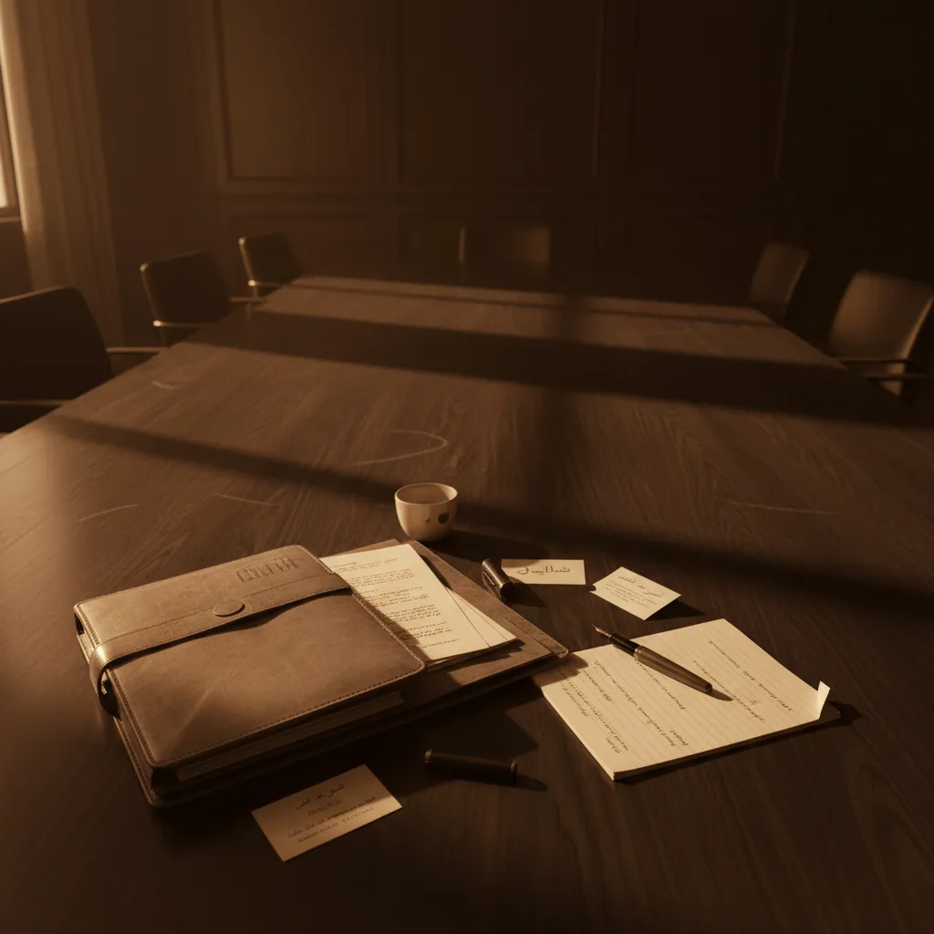 Professional using language skills in a multicultural business meeting