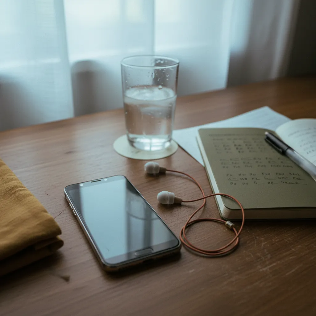 AI voice cloning app showing a learner comparing their pronunciation to their AI-cloned voice