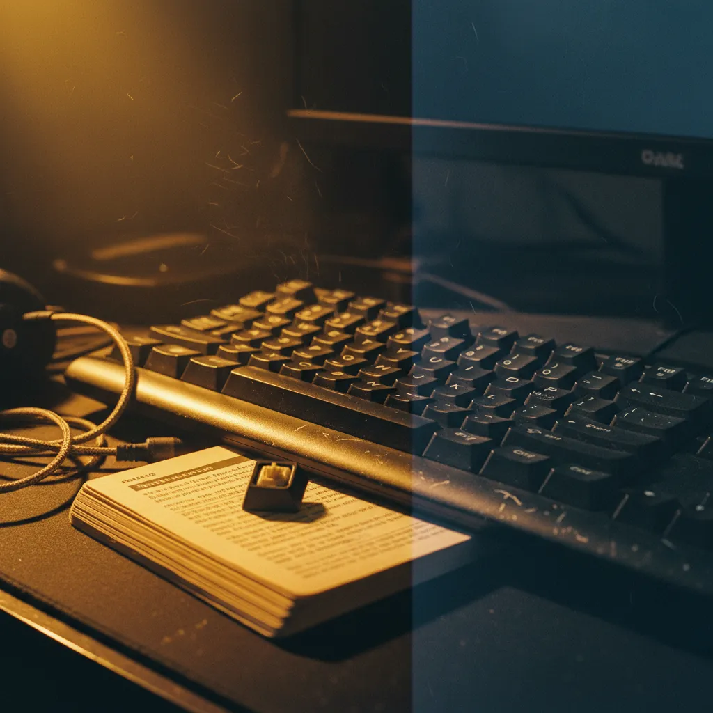 Concept of AI-powered in-game language coaching overlay during a multiplayer gaming session