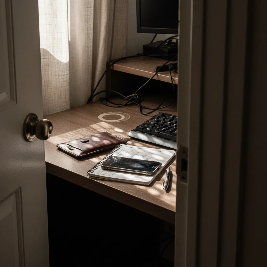 A language learner reviewing new vocabulary on their phone after a gaming session