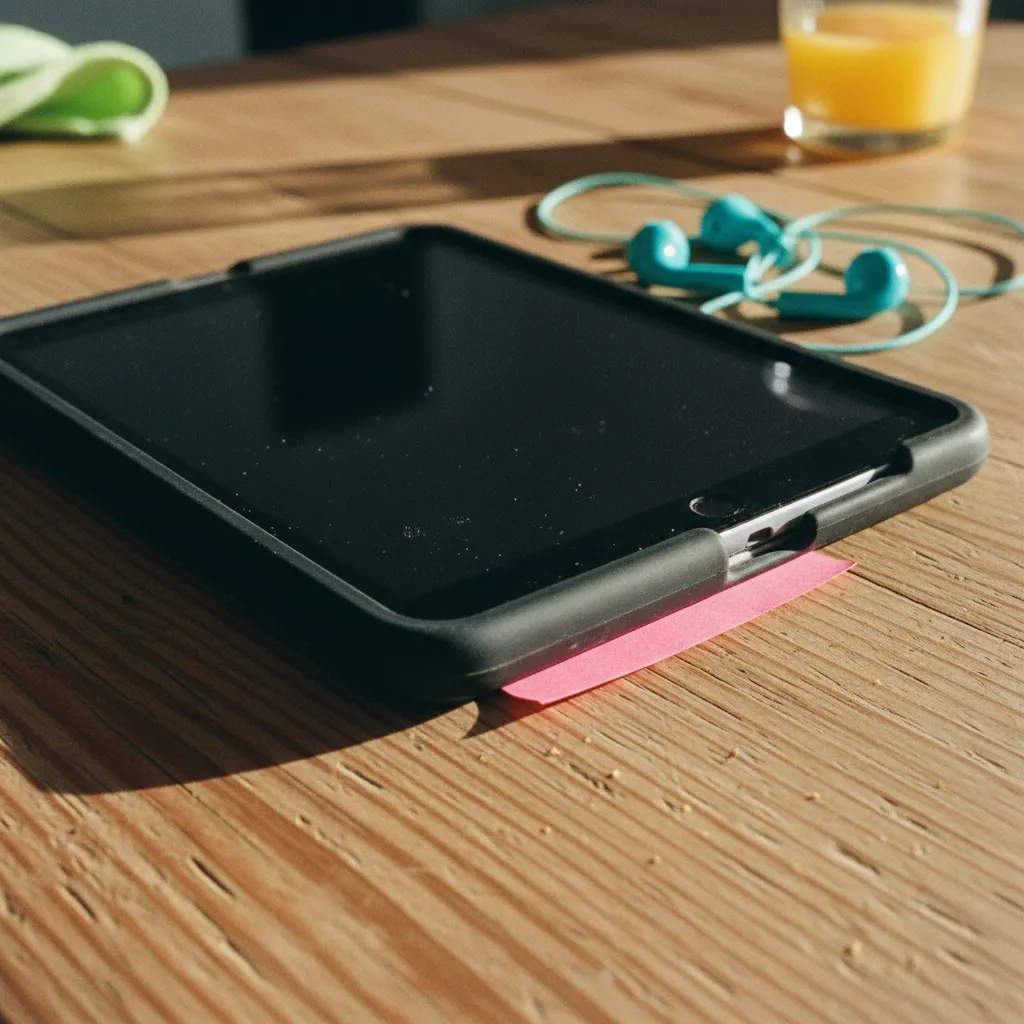 Parent and child using AI language learning app together on tablet