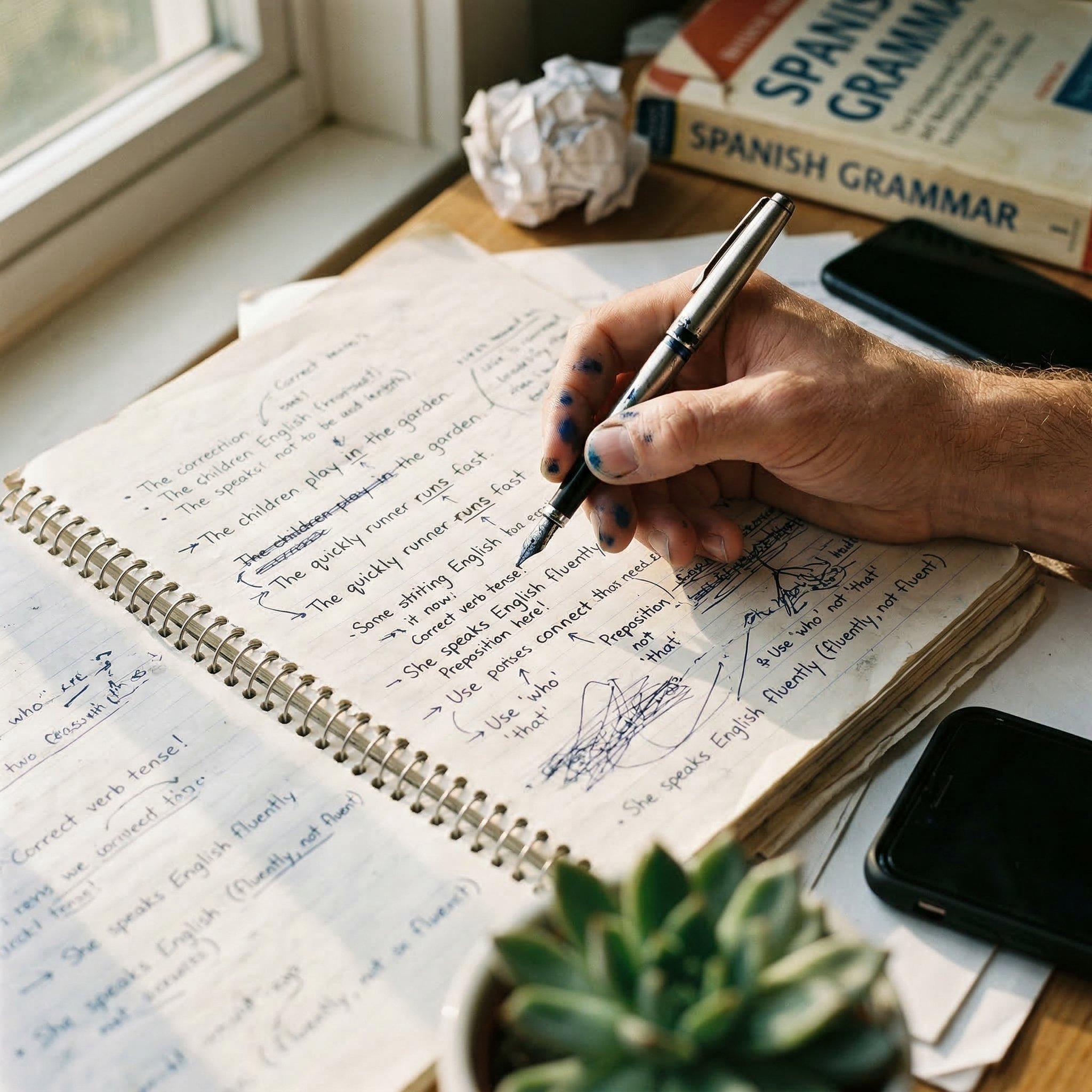 language-learner-notebook-coffee-shop