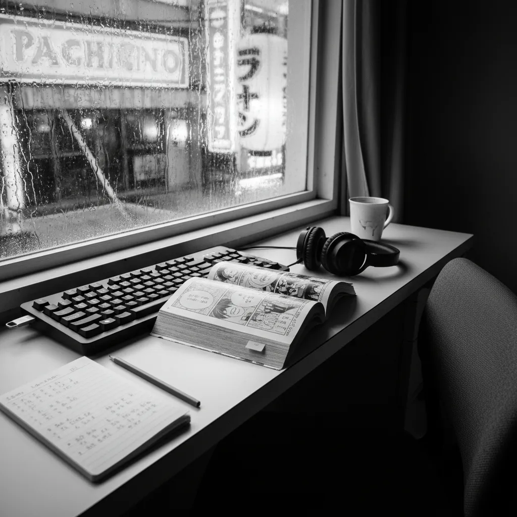 Anime fan using AI conversation partner for Japanese speaking practice