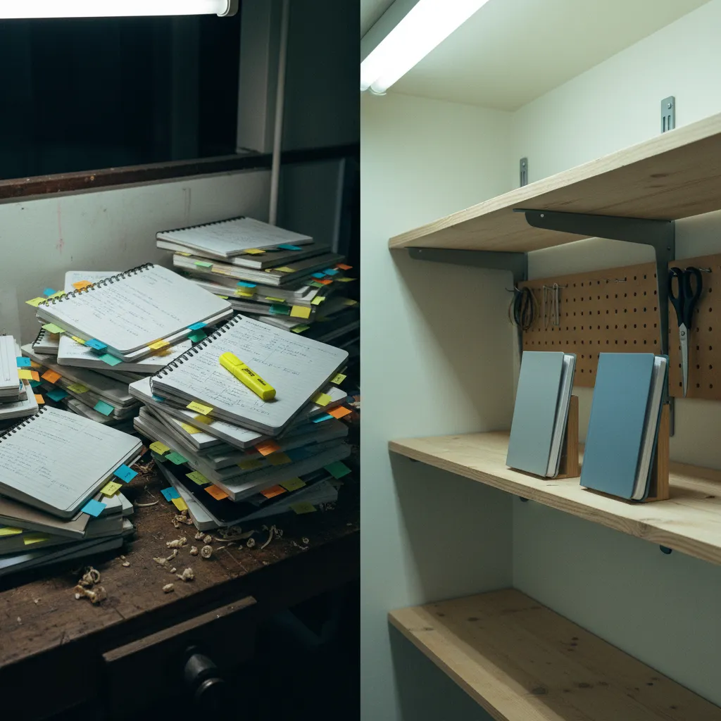 Organized NotebookLM notebooks arranged by language learning topic and proficiency level