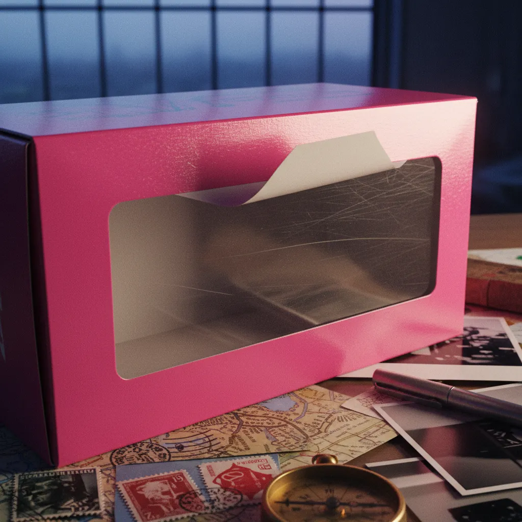 Animated AI Barbie unboxing Reel showing the box opening reveal effect popular on TikTok