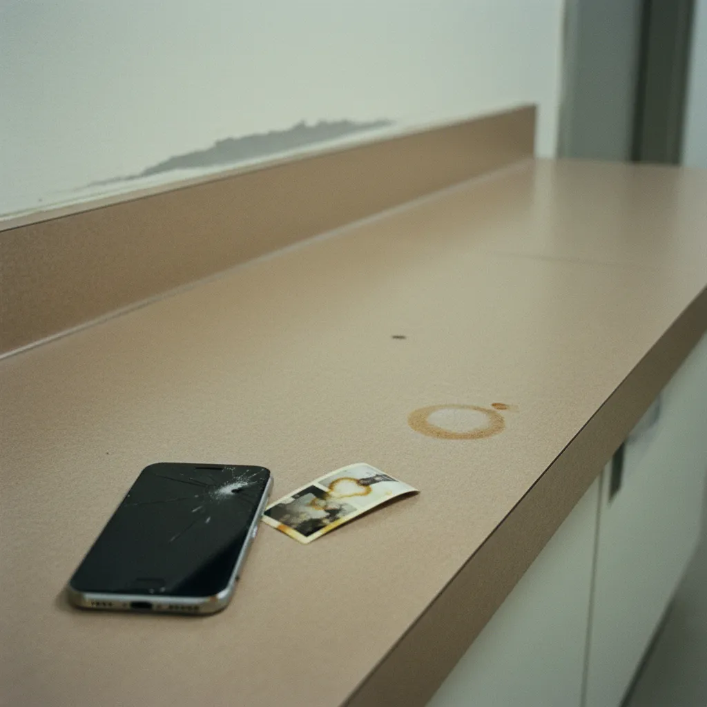 Before and after comparison of AI elevator selfie with CapCut post-production grain and color grading applied