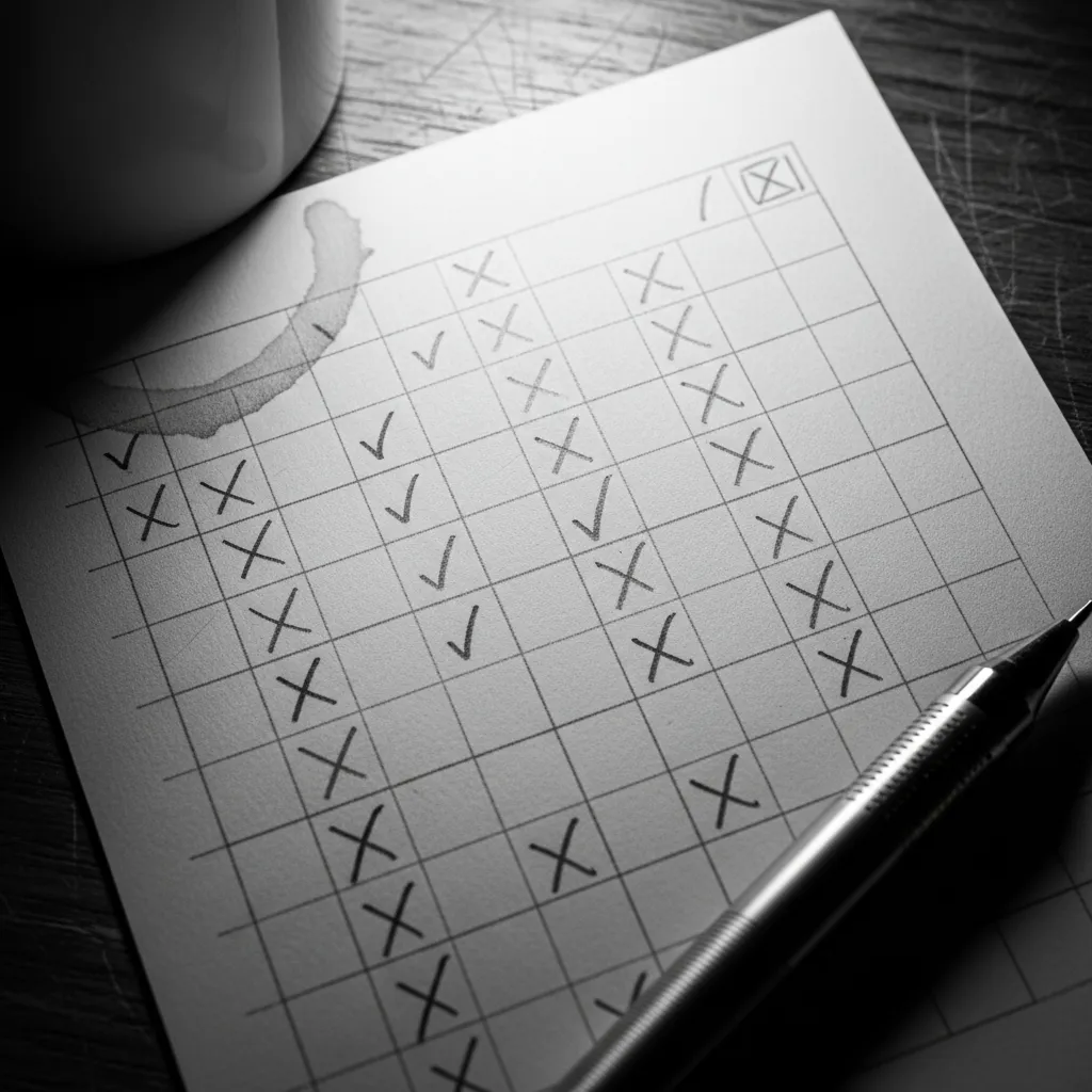 Printable AI stack audit scorecard template with scoring criteria for evaluating content creator tools